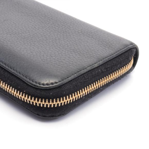 PRADA Round Long Wallet Leather Black - Picture 8 of 9